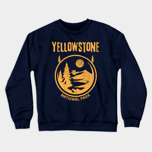 Yellowstone National Park Crewneck Sweatshirt by soulfulprintss8